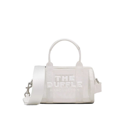 Marc Jacobs Women's The Mesh Leather Mini Duffle Bag White