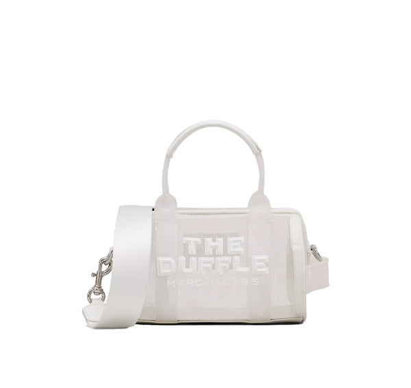 Marc Jacobs Women's The Mesh Leather Mini Duffle Bag White