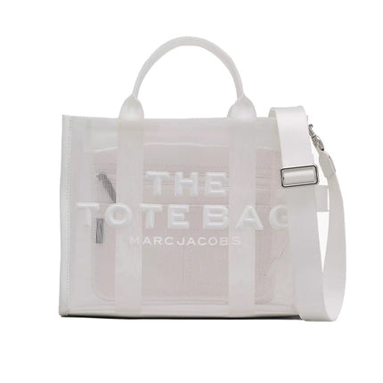 Marc Jacobs Women's The Mesh Medium Tote Bag White