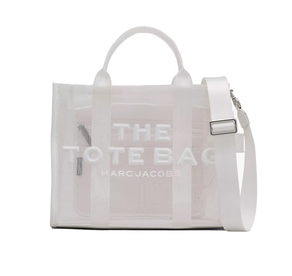 Marc Jacobs Women's The Mesh Medium Tote Bag White