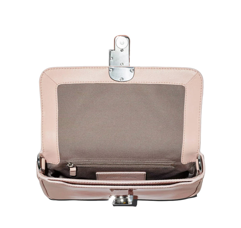 Marc Jacobs Women's The Shadow Patent Leather J Marc Shoulder Bag Rose