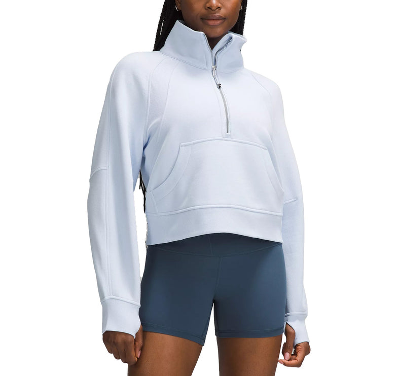 lululemon Women's Scuba Oversized Funnel Neck Half Zip Windmill