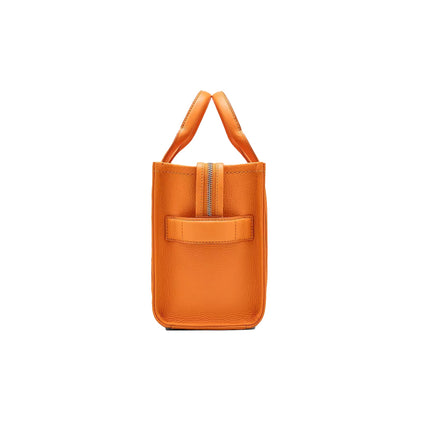 Marc Jacobs Women's The Leather Small Tote Bag Tangerine