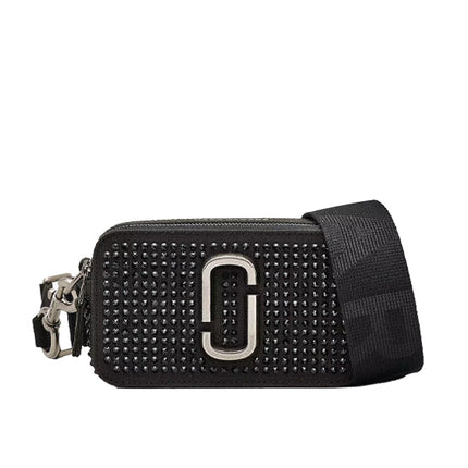 Marc Jacobs Women's The Crystal Canvas Snapshot Black Crystal