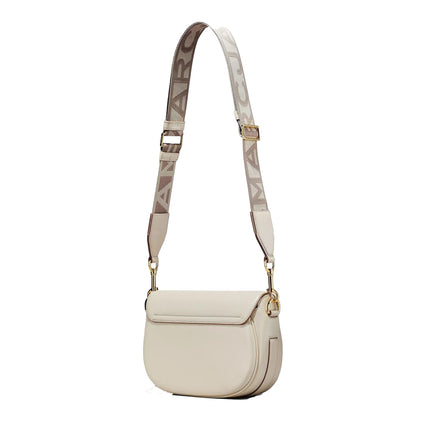 Marc Jacobs Women's The Covered J Marc Large Saddle Bag Cloud White