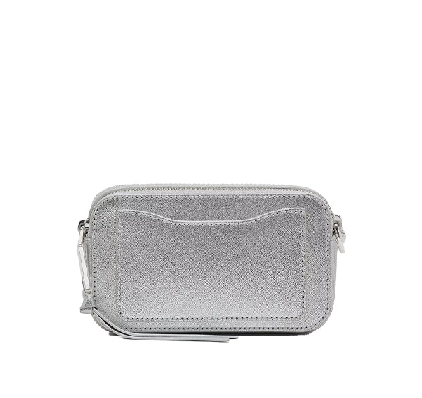 Marc Jacobs Women's The Metallic Snapshot Silver