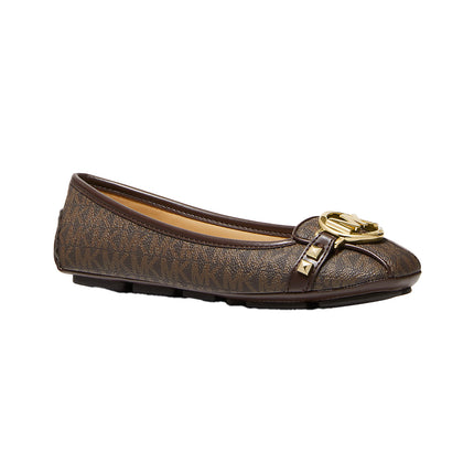 Michael Kors Women's Fulton Studded Logo Moccasin Brown