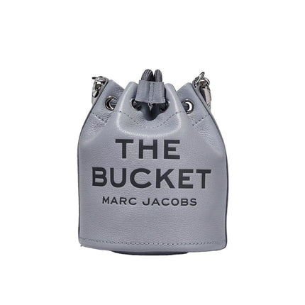 Marc Jacobs Women's The Leather Bucket Bag Wolf Grey