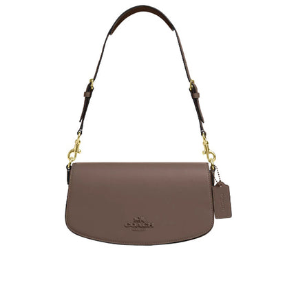 Coach Women's Andrea Shoulder Bag Gold/Dark Stone