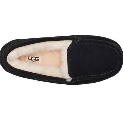 UGG Big Kid's Ascot Black Suede