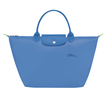 Longchamp Women's Le Pliage Green M Handbag Cornflower