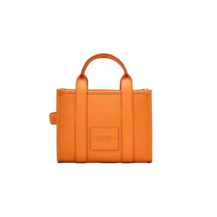 Marc Jacobs Women's The Leather Small Tote Bag Tangerine