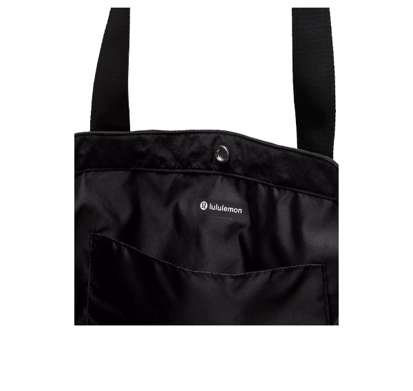 lululemon Unisex Daily Multi Pocket Tote Bag 20L Black