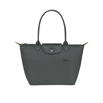 Longchamp Women's Le Pliage Green M Tote Bag Graphite