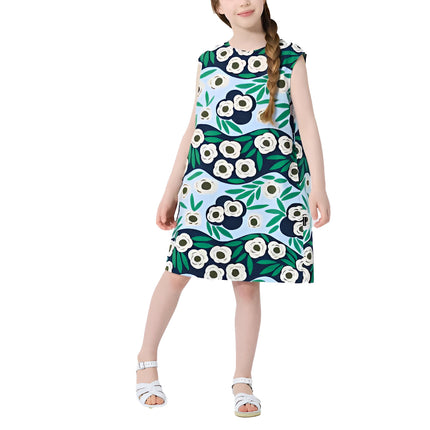 Uniqlo Girl's Sleeveless Dress 61 Blue