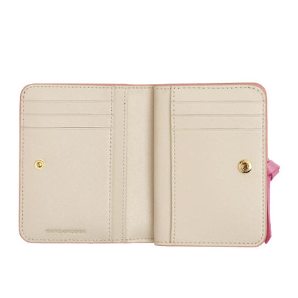 Marc Jacobs Women's The Utility Snapshot Mini Compact Wallet Rose Multi