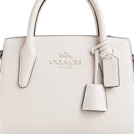 Coach Women's Andrea Carryall Silver/Chalk