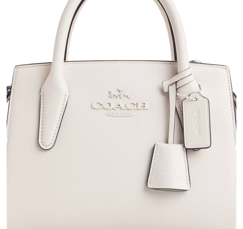 Coach Women's Andrea Carryall Silver/Chalk