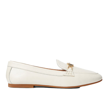 Polo Ralph Lauren Women's Averi Nappa Leather Loafer Vanilla