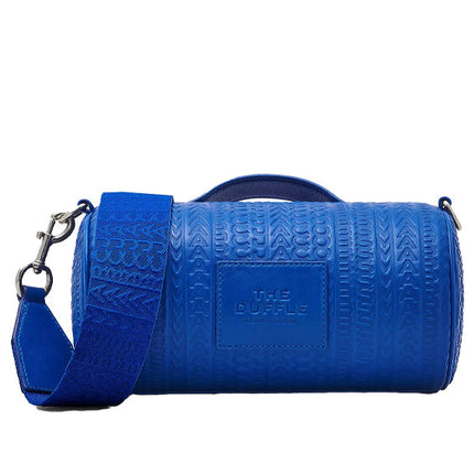 Marc Jacobs Women's The Monogram Debossed Duffle Bag Cobalt