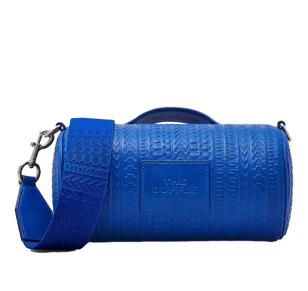 Marc Jacobs Women's The Monogram Debossed Duffle Bag Cobalt