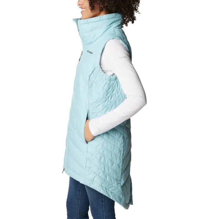 Columbia Women's Heavenly Long Vest Aqua Haze