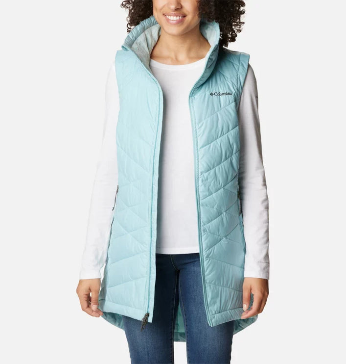 Columbia Women's Heavenly Long Vest Aqua Haze