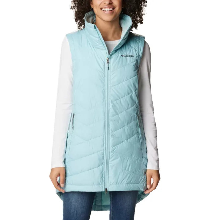 Columbia Women's Heavenly Long Vest Aqua Haze