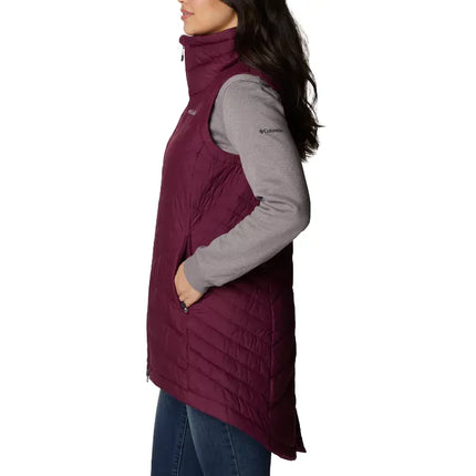 Columbia Women's Heavenly Long Vest Marionberry