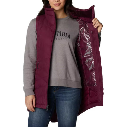 Columbia Women's Heavenly Long Vest Marionberry