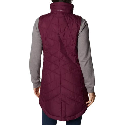 Columbia Women's Heavenly Long Vest Marionberry