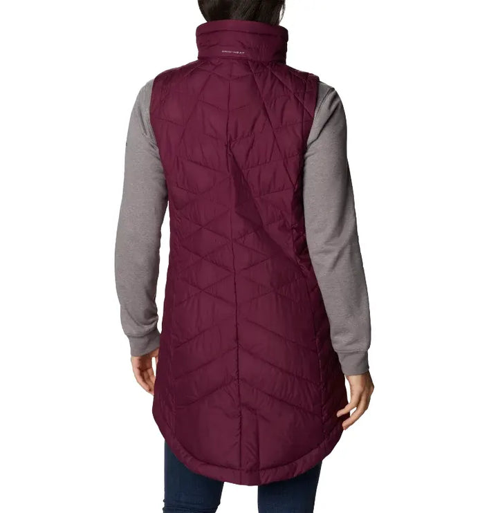 Columbia Women's Heavenly Long Vest Marionberry