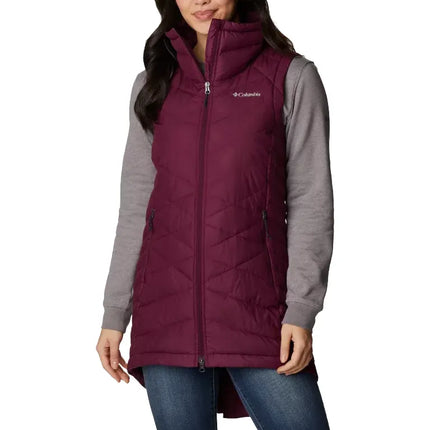 Columbia Women's Heavenly Long Vest Marionberry