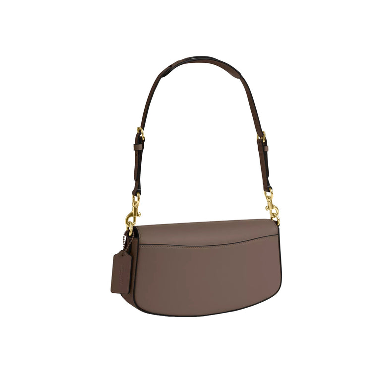 Coach Women's Andrea Shoulder Bag Gold/Dark Stone