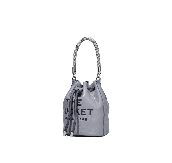 Marc Jacobs Women's The Leather Bucket Bag Wolf Grey