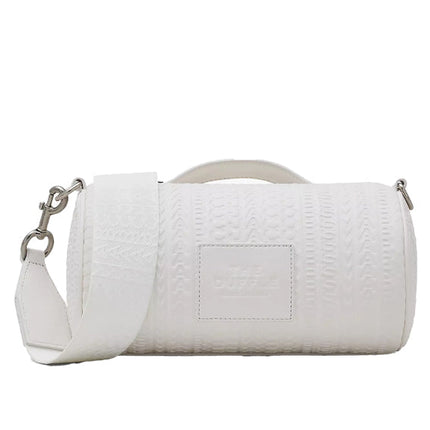 Marc Jacobs Women's The Monogram Debossed Duffle Bag White