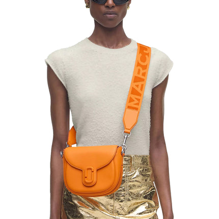 Marc Jacobs Women's The Covered J Marc Saddle Bag Tangerine