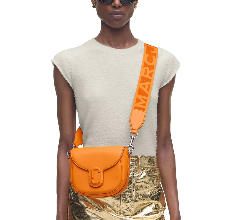 Marc Jacobs Women's The Covered J Marc Saddle Bag Tangerine