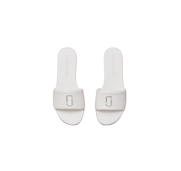 Marc Jacobs Women's The Snapshot Slide Bright White