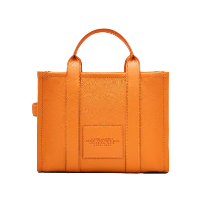 Marc Jacobs Women's The Leather Medium Tote Bag Tangerine