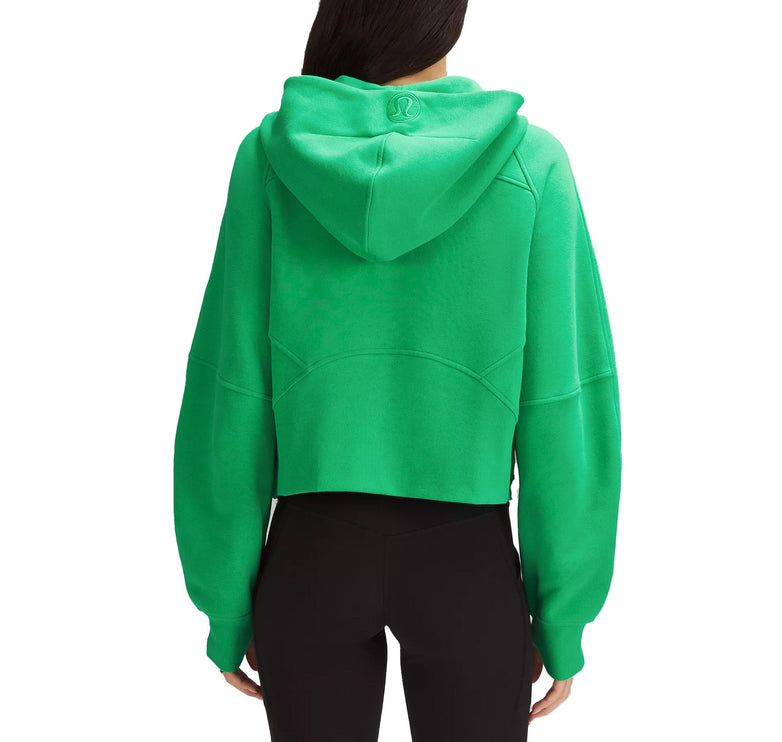 lululemon Women's Scuba Oversized Half Zip Hoodie Green Punch