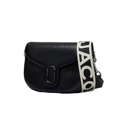 Marc Jacobs Women's The Covered J Marc Large Saddle Bag Black