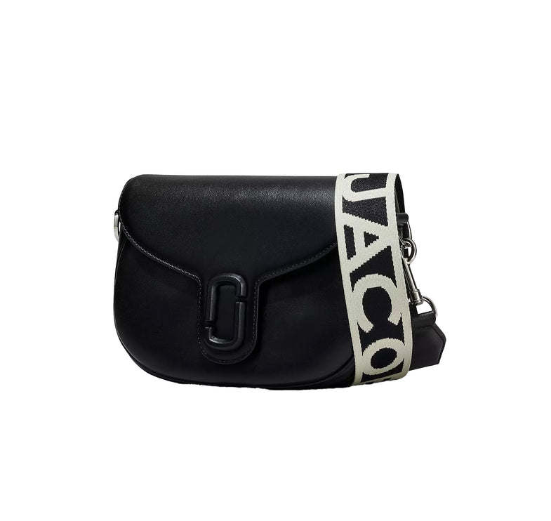 Marc Jacobs Women's The Covered J Marc Large Saddle Bag Black