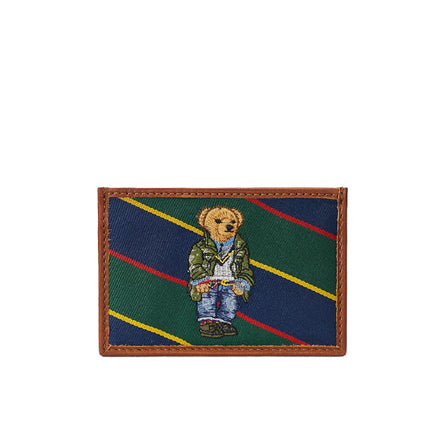 Polo Ralph Lauren Unisex Polo Bear Jacquard Card Case Multi Bear