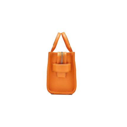 Marc Jacobs Women's The Leather Crossbody Tote Bag Tangerine