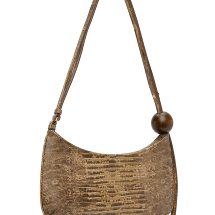 Jacquemus Women's La Croisière The large Bisou Perle Bag Beige