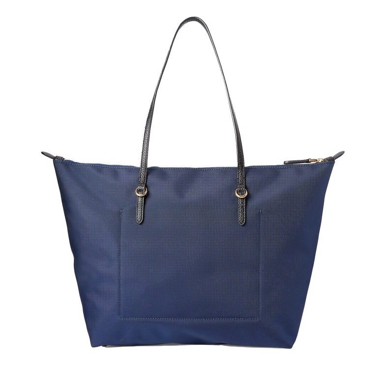 Polo Ralph Lauren Women's Medium Nylon Keaton Tote Navy - Hemen Kargoda