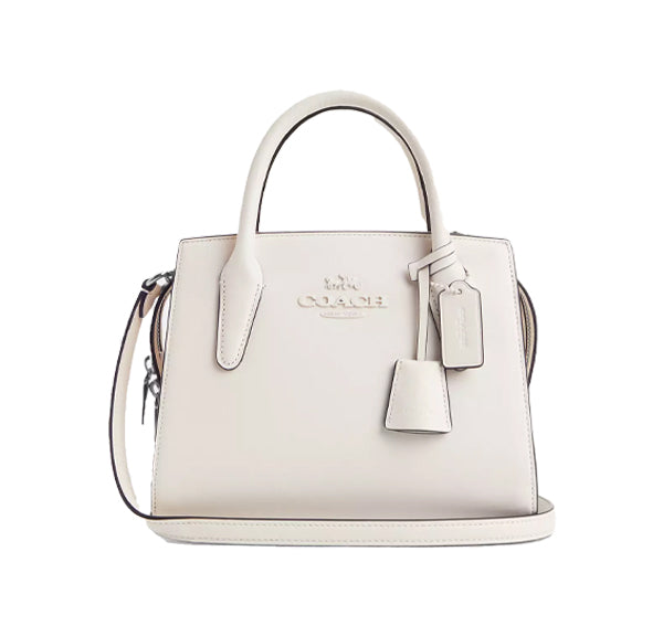 Coach Women's Andrea Carryall Silver/Chalk