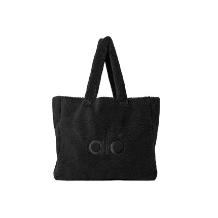 Alo Yoga Women's Foxy Sherpa Tote Black