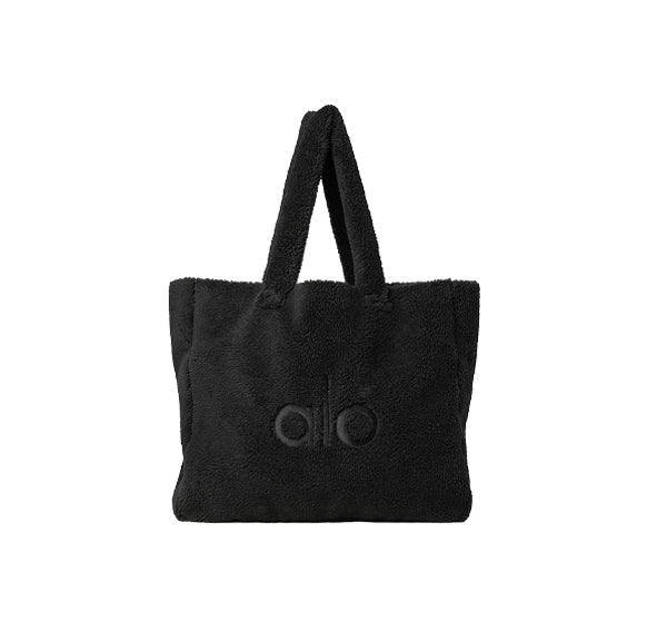 Alo Yoga Women's Foxy Sherpa Tote Black